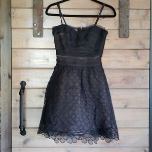 BCBG Strapless Black Cocktail Dress